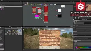Как использовать маску идентификатора цвета в Substance Designer для 3dMax