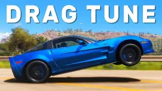Forza Horizon 5 - 2009 Chevrolet Corvette C6 ZR1, FH5 Drag Race Build, Tune & Customization