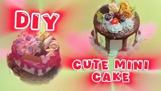 DIY Miniature Cake Tutorial 🎂 | Clay Art & Cute Decoration Ideas | Nachu Art and Craft