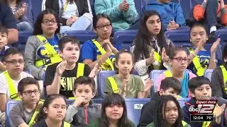 School safety patrol students honored at rally