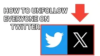 Simple Steps to Unfollow Everyone on TWITTER 
