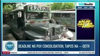 Deadline ng PUV Consolidation, tapos na &ndash; DOTR