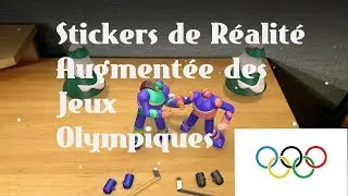 Stickers de R&eacute;alit&eacute; Augment&eacute;e des Jeux Olympiques