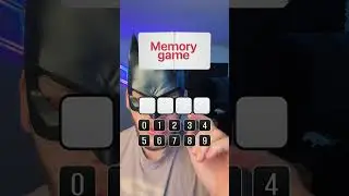 Memory Game🤯#memory #game #challenge