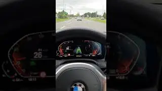 BMW G20 ACC Stationary Car Detection at 50mph