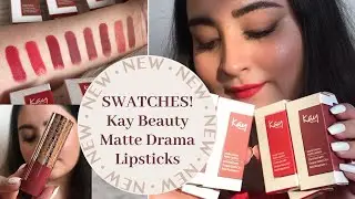 Kay Beauty Matte Drama Lipsticks | New Launch | SWATCHES | Kritika Beohar