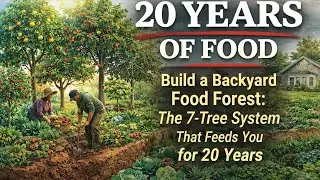 20 YEARS OF FOOD From Your Backyard | The 7-Tree System That Feeds You for Life