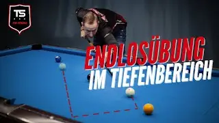 Billardtraining | Endlos&uuml;bung im Tiefenbereich