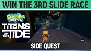 Spongebob: Titans of the Tide - Win The 3rd Slide Race - Side Quest