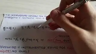 Variáveis Instrumentais - Resumo