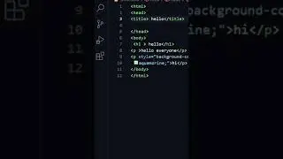 How to add background color to your text in html using CSS#coding #html #htmlcss #css #html5