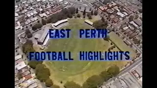 East Perth Football Highlights (intro) - 1988 VHS rip
