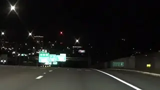 Tar Heel State Adventures - Tour of Asheville's Freeways at Night - North Carolina USA