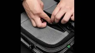 QUQUITO Business Laptop Messenger Bag Ballistic Nylon and Top-Grain Leather Briefcase. #ququito