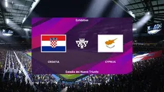 CROATIA VS CYPRUS - FIFA WORLD CUP QUALIFIERS UEFA (PES 2020)