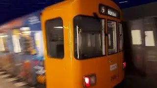 Ausfahrt der U5 nach H&ouml;now F74E+F76E+F76E