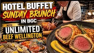 [4K] GRAND HYATT MANILA BRUNCH BUFFET  | Grand Kitchen Grand Hyatt Full Food Tour