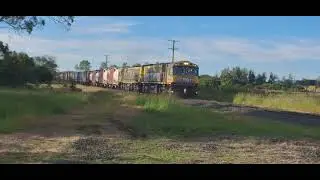 Tasrail TR01 & TR05 Train #31 at Whitemore Road Whitemore. 