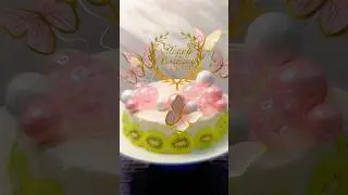 I baked my first birthday cake for myself 🎂🦋#shorts #viral #birthday  #comfortfood #cooking #cake