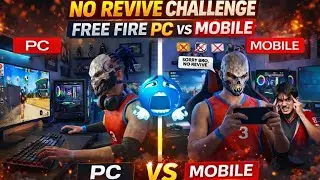 NO REVIVE CHALLENGE FREE FRIE PC VS MOBILE ❤️&zwj;🔥