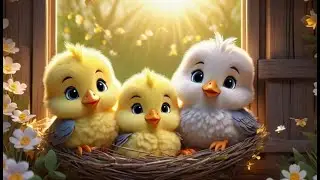 Fluffy Chicks Go Cheep Cheep Cheep | Fun Nursery Rhyme | Kids Songs | Baby Music