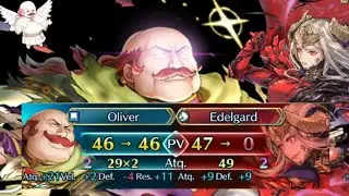FEH: A true beauty way to kill Fallen Edelgard    [Oliver killing Fallen Edelgard ft. Bridal Catria]