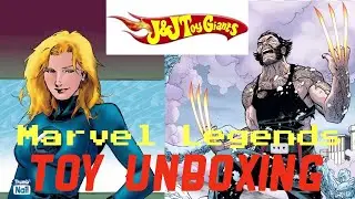 Marvel Legends: Invisible Woman and Wolverine [Toy Unboxing]