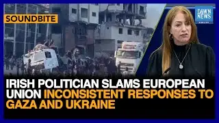 Double Standards? Irish Politician Slams EU Uneven Responses To Gaza And Ukraine | Dawn News English