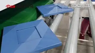Automatic spraying line for cabinet door PU finish paint