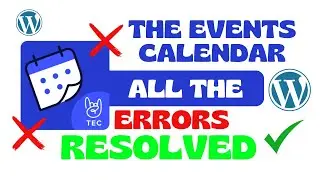 The Events Calendar , Plugin with ERRORS? Solve it right now | WordPress plugin