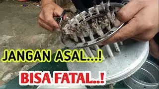 CARA MEMBERSIHKAN KOMPOR MINYAK MERK HOCK SEKALIGUS CARA MEMASANG SUMBUNYA