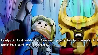 LEGO Marvel Super Heroes Walkthrough - Deadpool Mission - Bro-tunheim