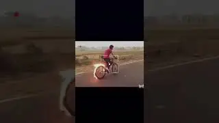 Cycle Stunt with Fire 🔥 | Desert Adventure Ride | HK Rider #firestunts #viralshort #shorts  #rider