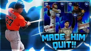 LIVE SERIES SQUAD MAKES HIM QUIT!   MLB The Show 17 Diamond Dynasty