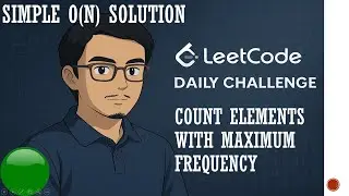 3005. Подсчитайте элементы с максимальной частотой | Leetcode Daily Challenge | potd
