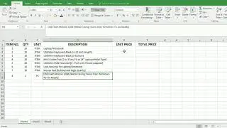 Computing the Total Cost | MS Excel