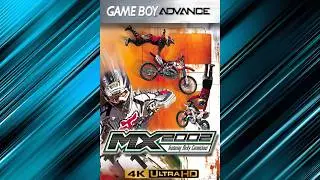 MX 2002 featuring Ricky Carmichael: Game Boy Advance 4K Gameplay