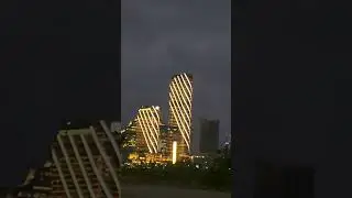 Beautiful view of ITC Ratnadipa from colombi's latest attraction - Port City.