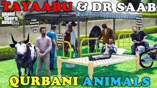 TAYA ABU & DR SAAB LEFT QURBANI ANIMALS AT MANSION | MANDI EP10 | GTA 5 | Real Life Mods #439 |