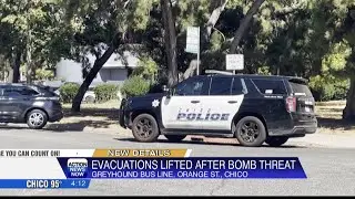 Chico police clears evacuation after anonymous threat was made near Greyhound Bus Lines
