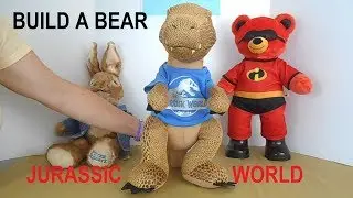 Build A Bear Jurassic World T Rex Dinosaur Plush Toy