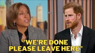 Robin Roberts Destroys Prince Harry LIVE On Good Morning America After Heated Argument