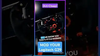 Преобразите свой Logitech G29 с помощью этого мода на руль в стиле F1! #simracing #simracinggear ...