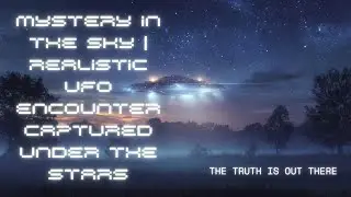 Mystery in the Sky | Realistic UFO Encounter Captured Under the Stars