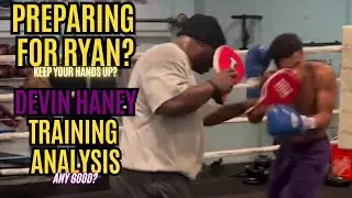 We Fight How We Train - Devin Haney Drills blocking the left hook - Is it this good coaching?
