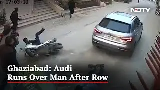 Video: Audi Car Runs Over UP Man During Clash Between Couple's Families