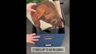 Samantha Box, collapsible record storage box