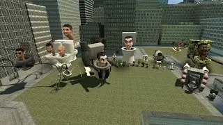 New Skibidi Toilets Vs TV Man and Cameraman and Speakerman on Garry's Mod #garrysmod #skibiditoilet