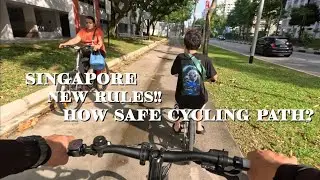 New Rules! How safe cyling path in Singapore? 🇸🇬 #cycling #bicycle #pcn #singapore 