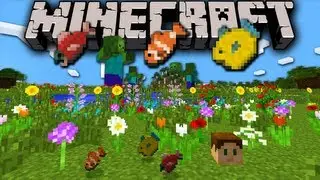 Minecraft 1.7 Snapshot: New Plants, Fish, Summon Dragon & Giant, Sprint Fly, Heads, Packed Ice
